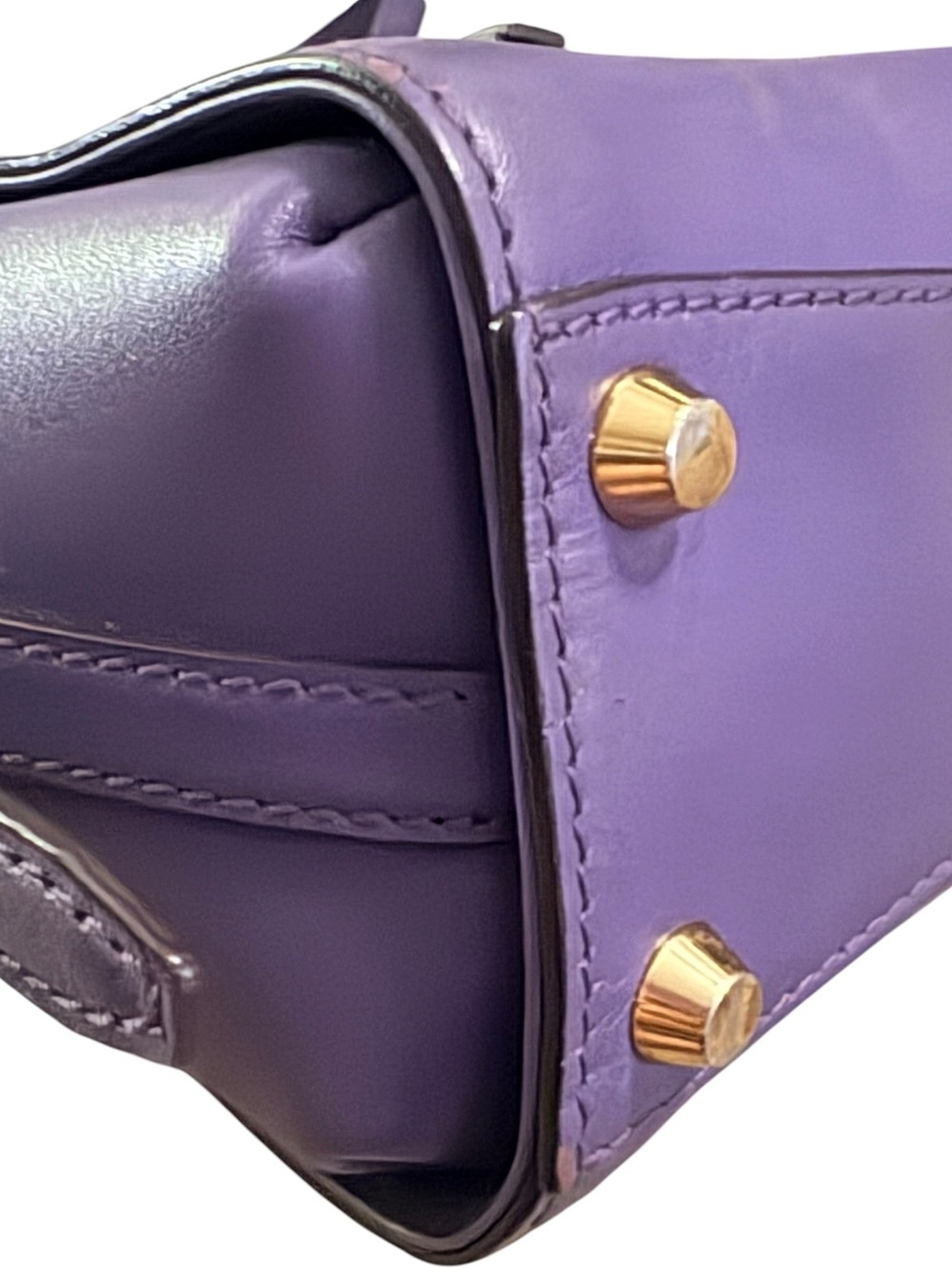 MCM Christina Satchel purple leather - Picture 7 of 14